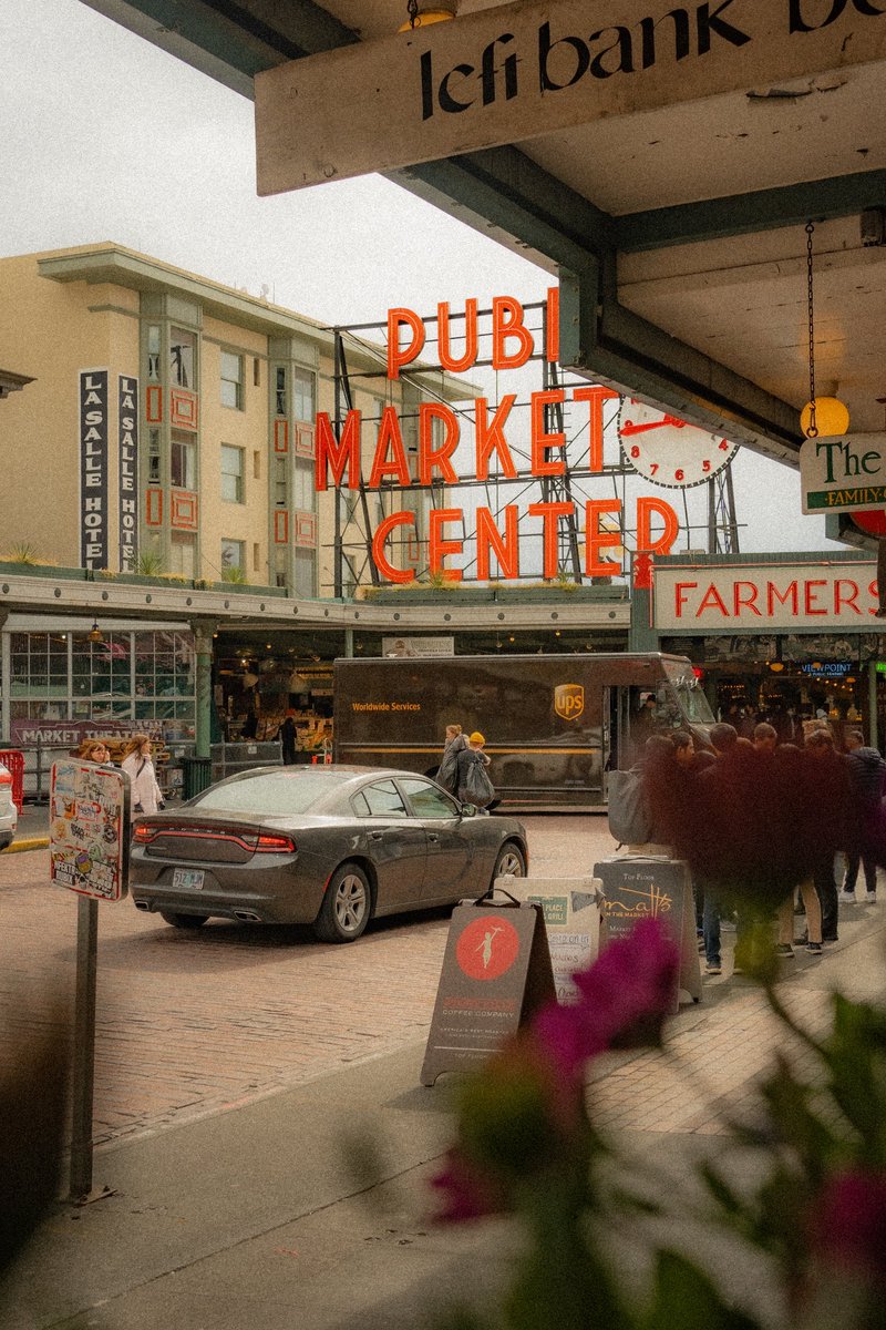 Public Market Center in Seattle, Washington.