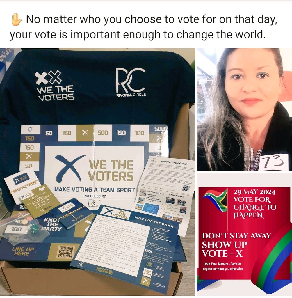 From learning about &amp; then playing the game in community.  To discussing the game nationally with <a href="/Tessa_Dooms/">Tessa Dooms</a> on Monday  🌄 <a href="/etv/">@etv</a> thank you for the opportunity to share the importance of Voting with our people #WeTheVoters make a difference; use your Vote &amp; have your say 🗳 🇿🇦💞