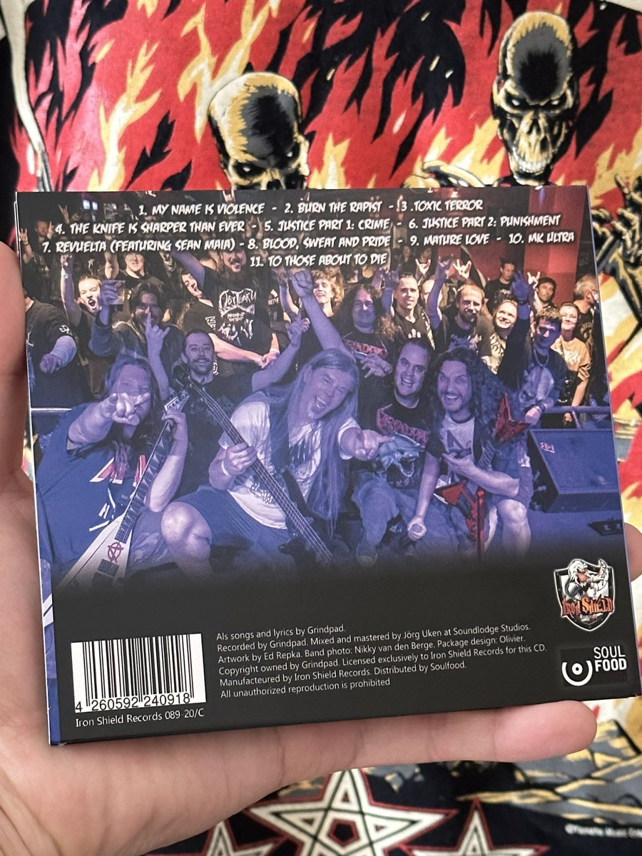 shishineko44225's tweet photo. #今日のヘヴィメタル盤💿
#GRINDPAD🇳🇱
#VIOLENCE
#DEATHRASHMETAL https://t.co/WG6U5Xfvfh