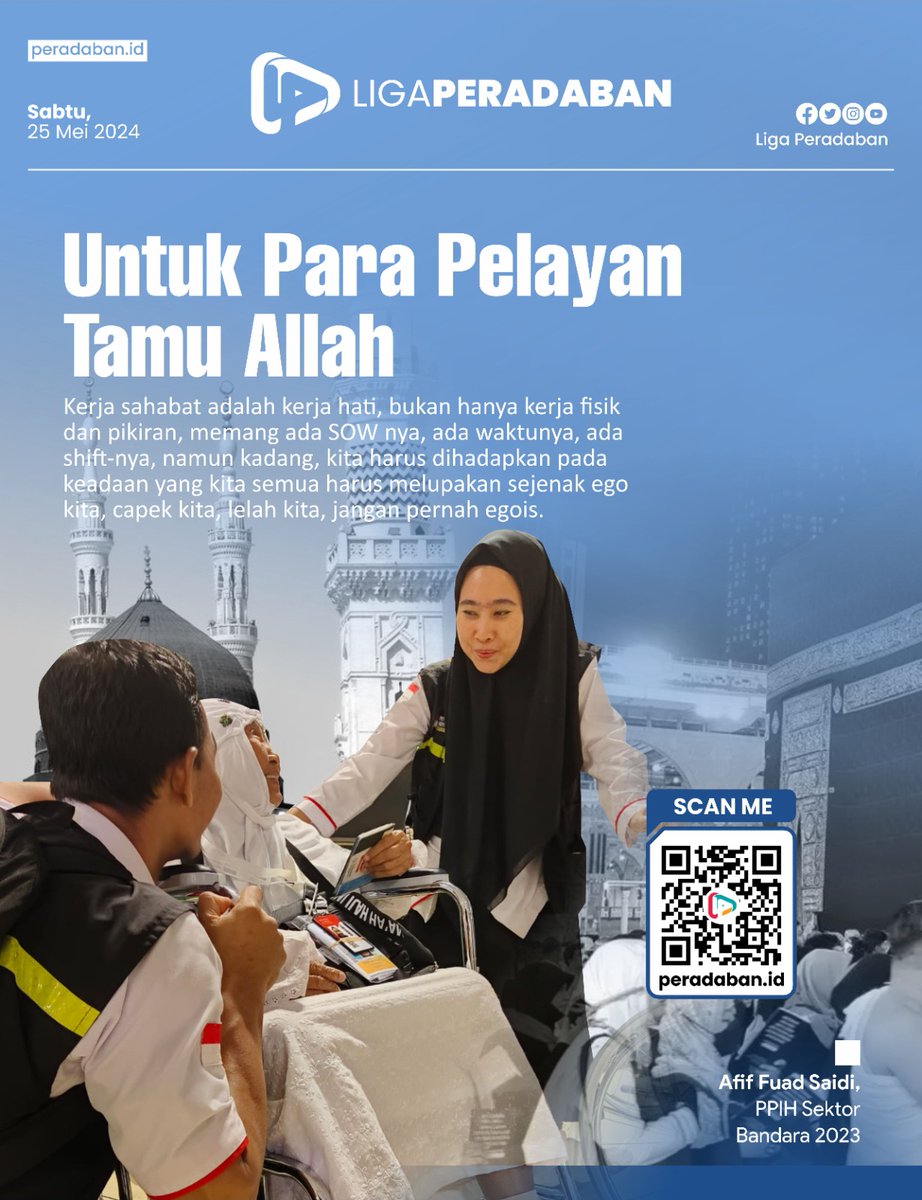 Terimakasih pada pelayan tamu Allah yang telah bekerja dengan hati penuh cinta 😍 melayani para jemaah haji lansia dan disabilitas #Haji2024 #HajiIndonesia #HajiRamahLansia