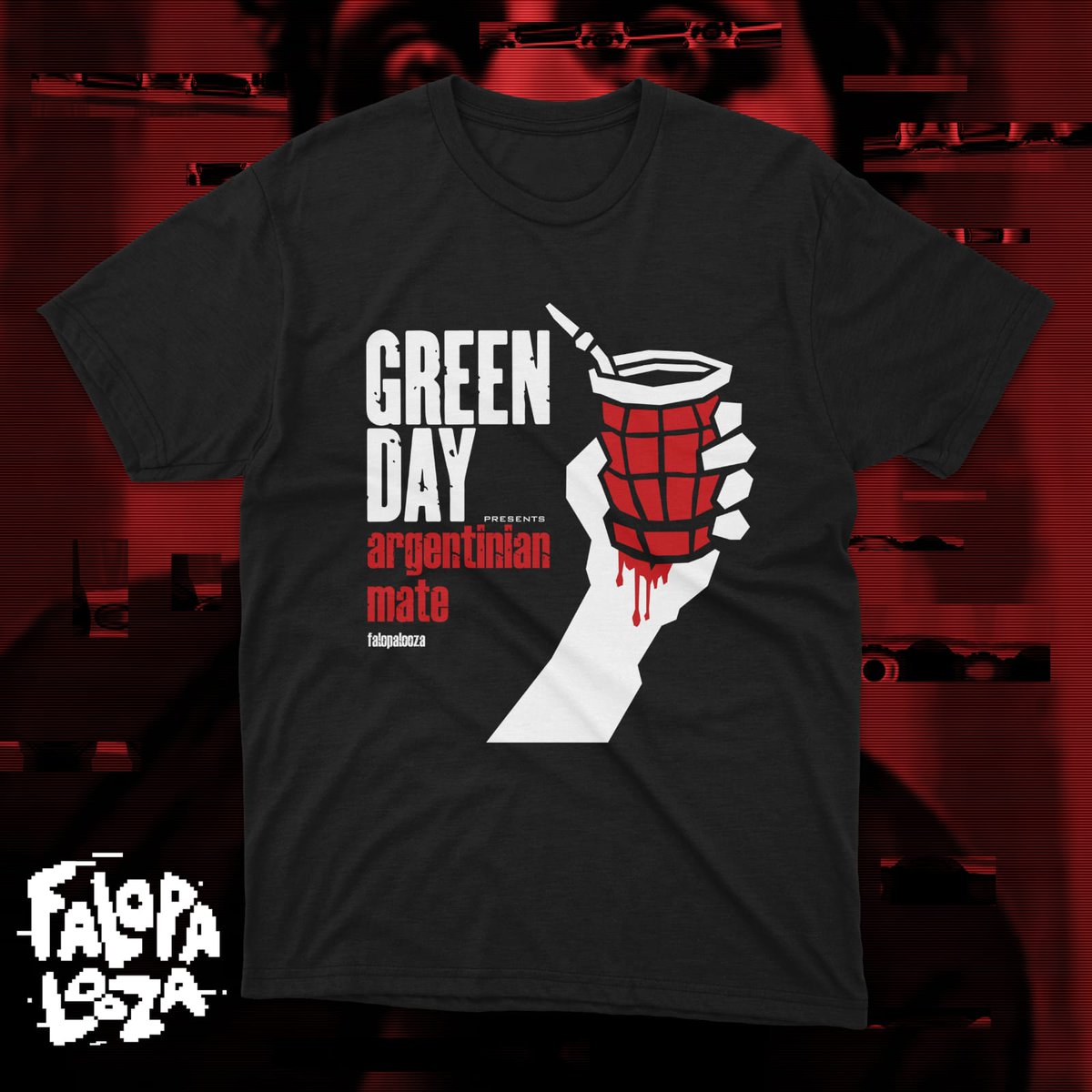 falopalooza's tweet photo. "¡Amargo y retruco, carajo!" 🧉 (Billie Joe Armstrong, 2004)

Celebramos este 25 de mayo 🇦🇷 con MODELO NUEVO homenajeando la icónica tapa de Argentinian Mate de los viejo y peludo nomá de Green Day 💚

Ya disponible en la tienda. Envíos a todo el país 👉 https://t.co/FNDigW3bCt https://t.co/PWRVddJlsm