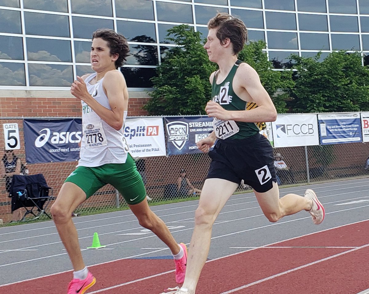 In the final local track event at the PIAA meet, <a href="/Carlisletf/">Carlisle Track & Field</a>'s James Millare finishes 30th overall in the Class 3A 800-meter run (2:03.00