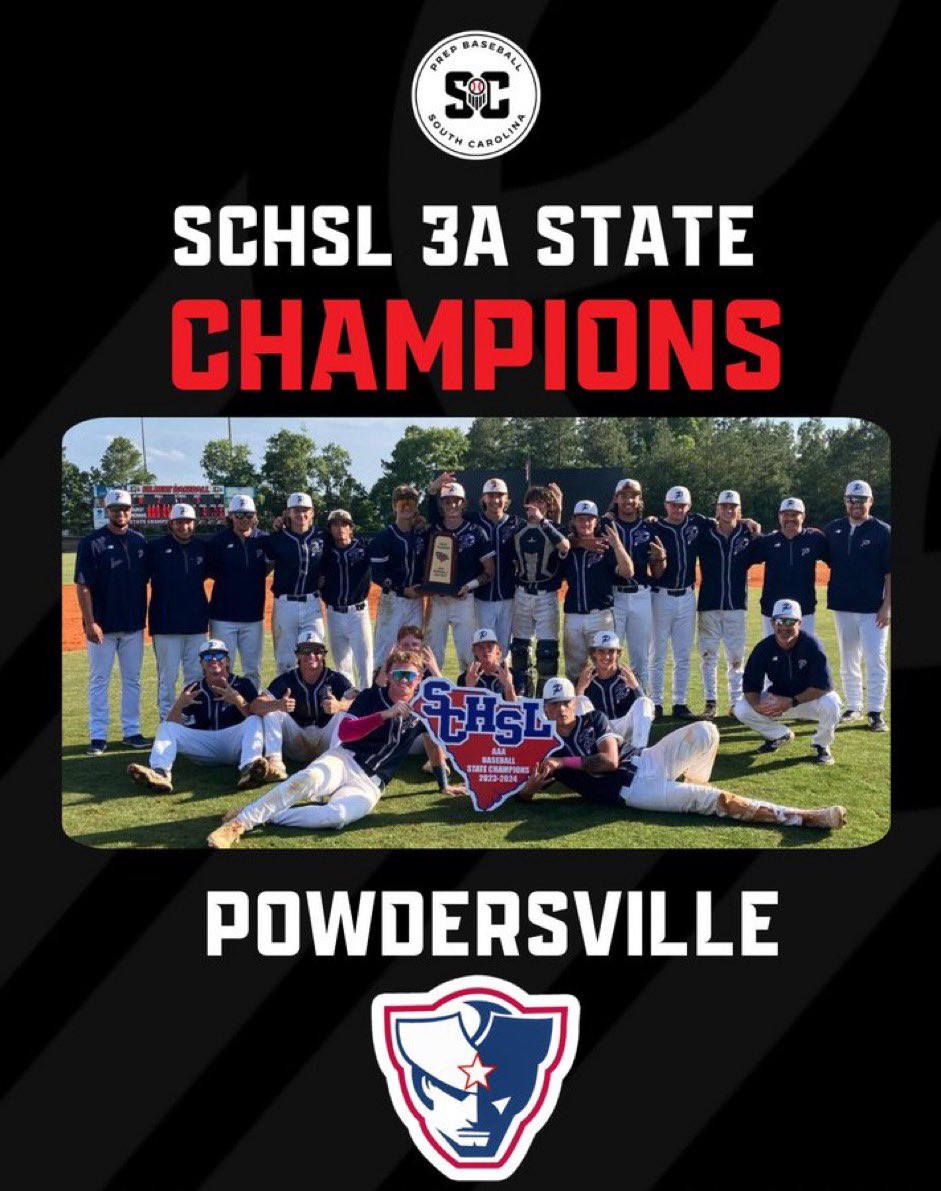 These guys!!! Wow! Our community is so proud of you! <a href="/Baseball_PVHS/">PowdersvilleBaseball</a> <a href="/PVHSAth/">Powdersville Patriot Athletics</a> <a href="/PowdersvilleHS/">PowdersvilleHS</a> 💍 🏆