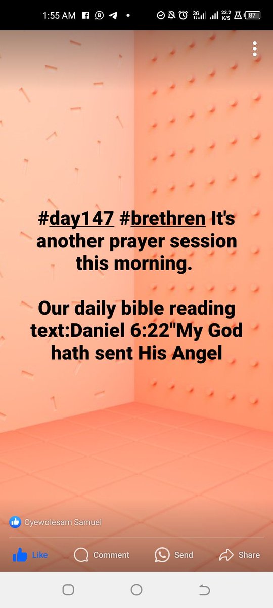 GOD'S ANGELIC MINISTRATIONS 2

#day147 #newday #SundayService #Daniel6 #versesoftheday #lions #lionsden #conspiracy #enemies #angel #deliver #God #lord #babylon #PowerOfGod #fbreels #Like #7amFirePrayers #RCCG #oyewolesam28 #samueloyewole #samueloyewoleglobal #MFMWorldWide #MFM