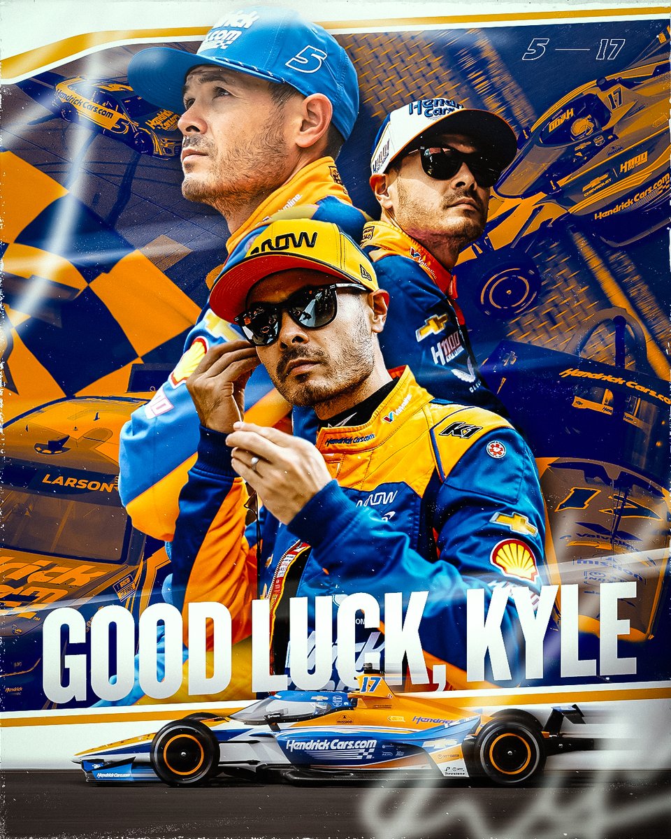 You've shown the world your talent knows no bounds. We've known all along. Go get 'em, @KyleLarsonRacin.