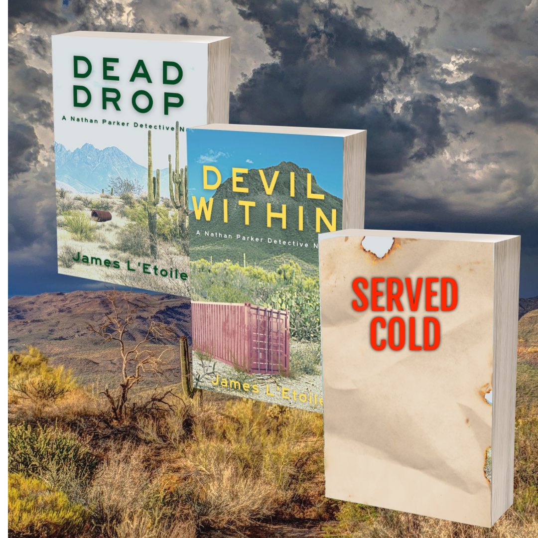 JamesLEtoile's tweet photo. Pssst…Served Cold, the 3rd book in the award winning Detective Parker series is coming. I’ll be sharing the cover soon along with some fun giveaways with @partnersincr1me the first two in the series are on sale for $1.99 to celebrate. @levelbestbooks 

https://t.co/G8CSRrbnaS https://t.co/gq8ym1OLCE