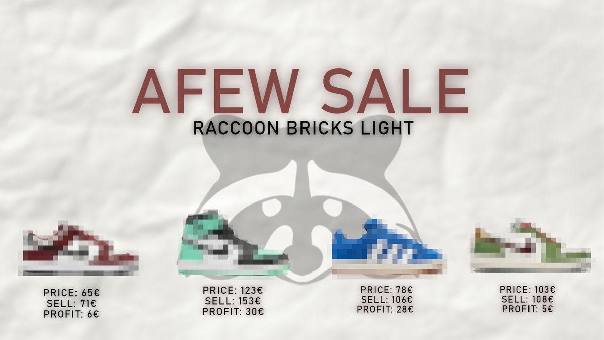 AFEW SALE covered! 🫡

Join now for free! ⏳⏳⏳