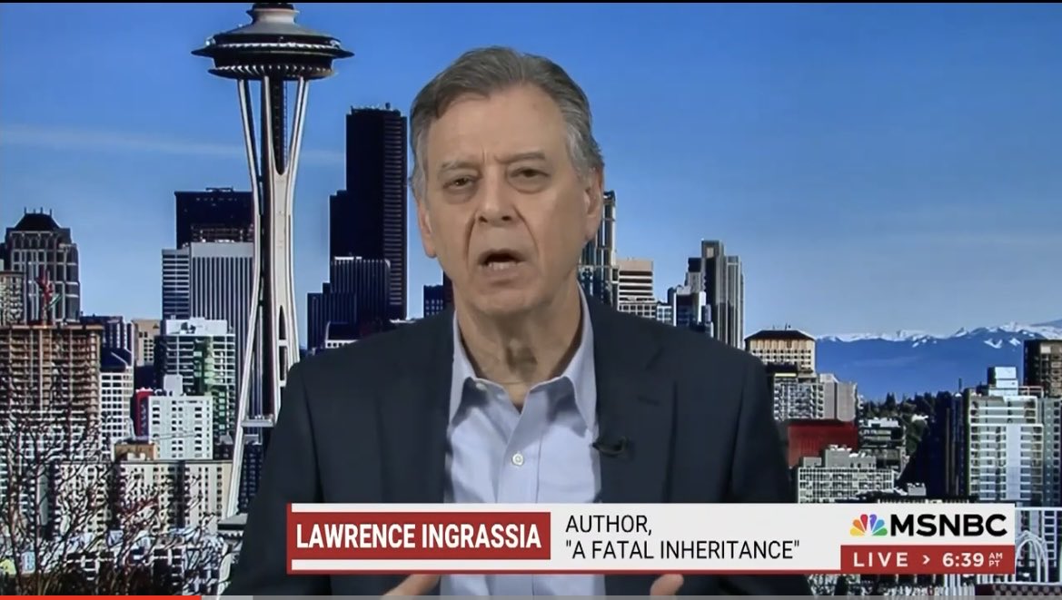 I had a cup of joe on <a href="/MSNBC/">MSNBC</a> 
Morning Joe on Friday to discuss my new book, “A Fatal Inheritance,” a heartbreaking tale of family loss due to cancer and an inspring chronicle of scientific achievement. If you missed it, here it is: youtu.be/G4AMI0vusP0