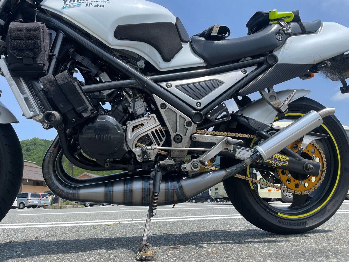 JP akaiチャンバー YAMAHA R1-Z #r1z #チャンバー