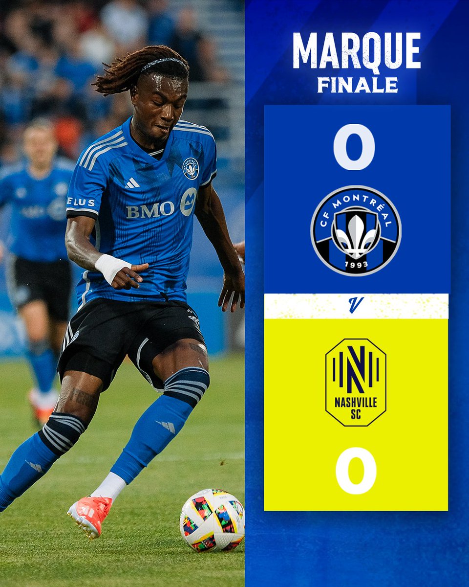 +1 à la maison 📈 Final from Stade Saputo. We add a point at home 👊 #CFMTL