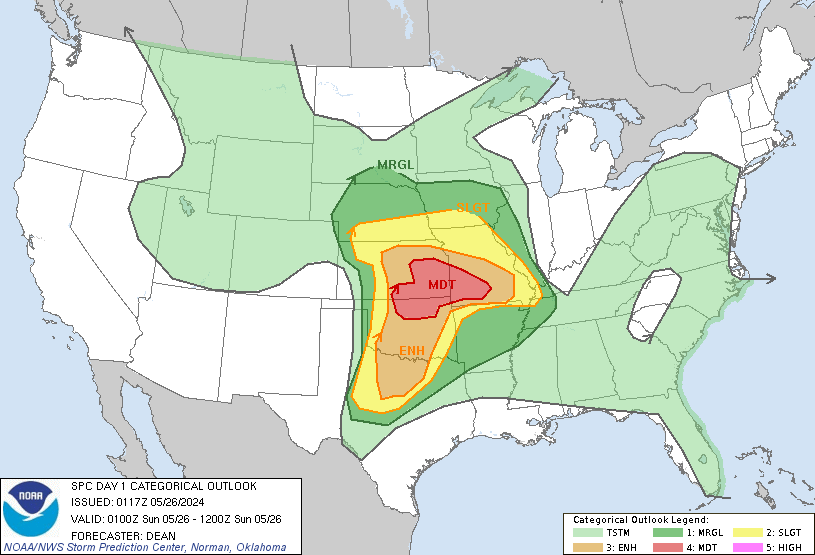 LimWeather's tweet photo. D1
#ModerateRisk in S #Tornadoalley esp #Tulsa,#BrokenArrow,#Bartlesville,#Enid,#PoncaCity,#MiamiOK,#StillwaterOK,#Joplin,#SpringfieldMO,#Wichita,#Emporia,#DerbyKS,#Hutchinson,#Topeka
15SIG #Tornado/45SIG #Wind/SIG #Hail Risks
#Wxtwitter #SevereWx #SPC #Wxx #OKwx #MOwx #KSwx https://t.co/6YtIAk3uzG