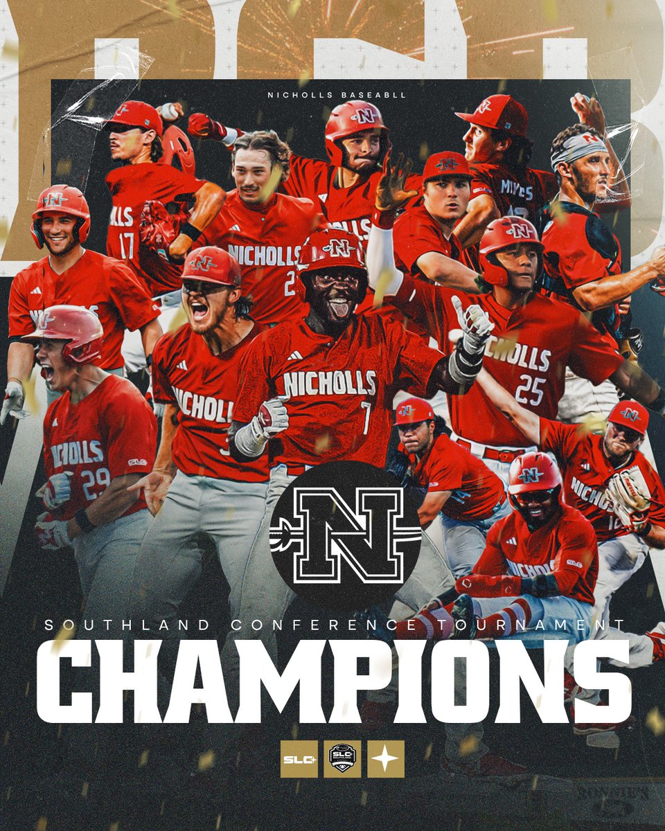 🏆 COLONELS GO BACK-2-BACK 🏆

The Nicholls Colonels have won the 2024 <a href="/mynorthoaks/">North Oaks Health System</a> Southland Baseball Championship for the second straight season!

#EarnedEveryDay