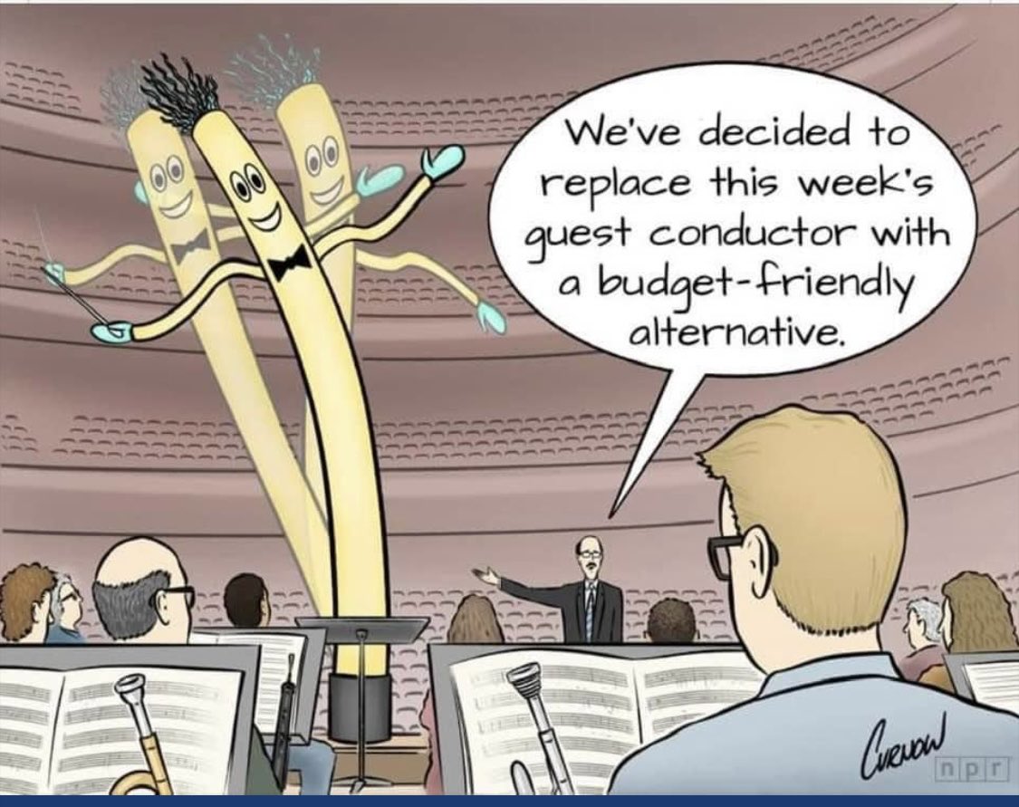 #jokeoftheday isn’t it time for a #orchestral management joke? #music