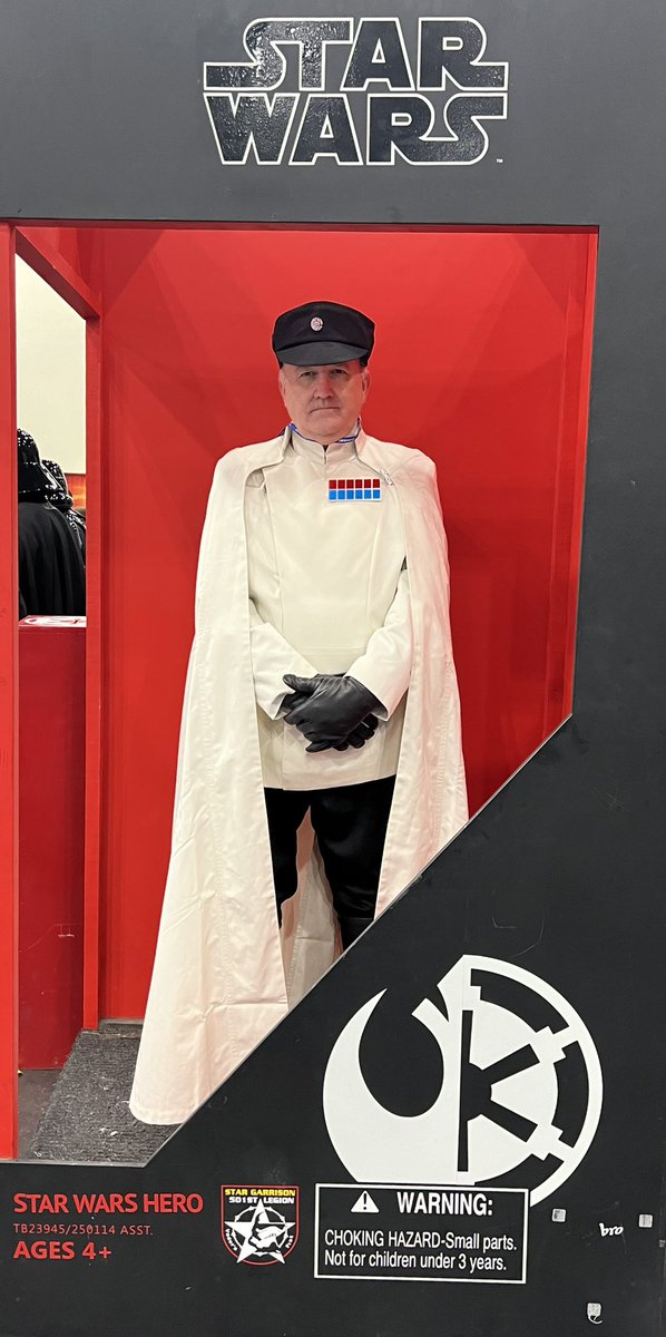 Cosplaying as Director Krennic at Comicpalooza today #Comicpalooza #CP2024