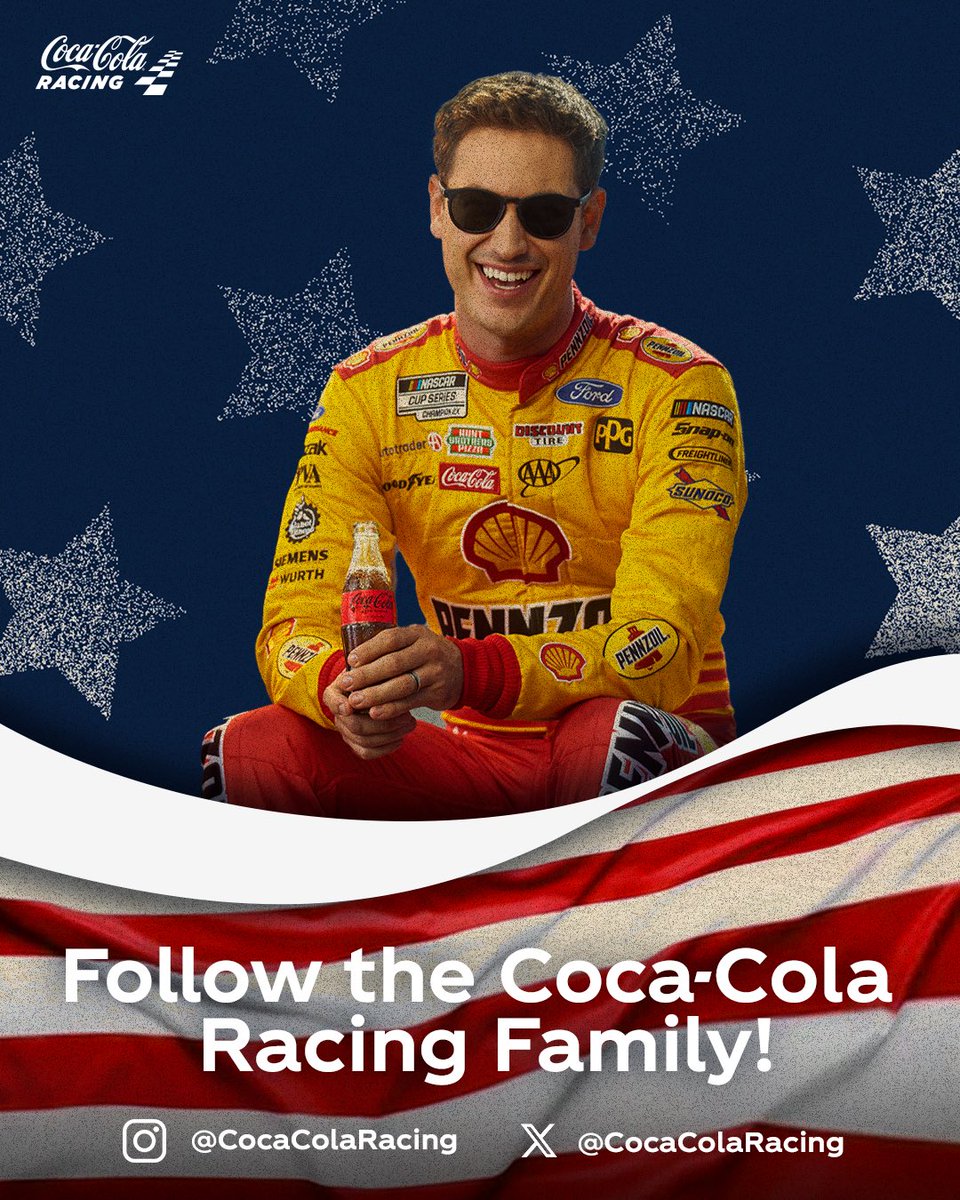 Grab an ice-cold Coca-Cola and get ready for the #CocaCola600 by following @CocaColaRacing for exclusive content! 🥤#CokePartner