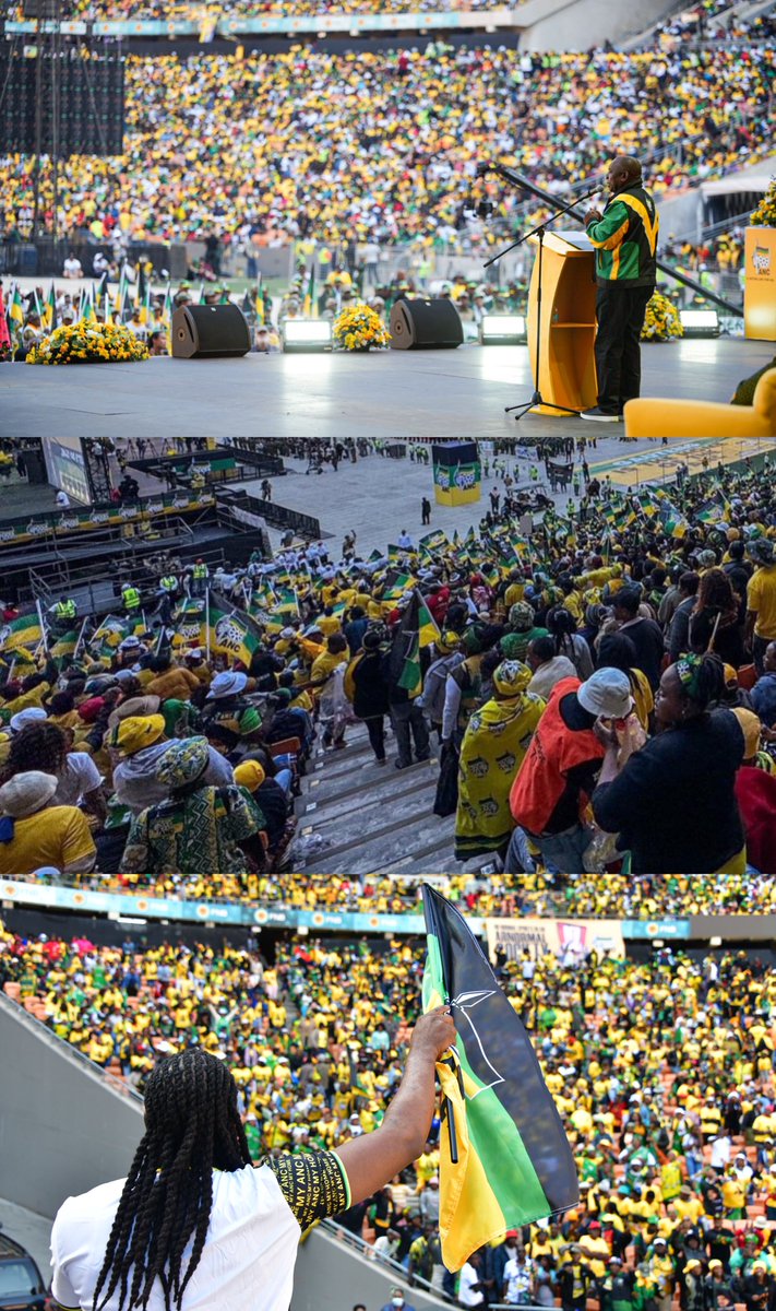 GautengANC's tweet photo. Open for a surprise 🖤💚💛

#SiyanqobaRally🏟️

📍FNB Stadium 

#VoteANC2024
#LetsDoMoreTogether https://t.co/IfCGvg4826