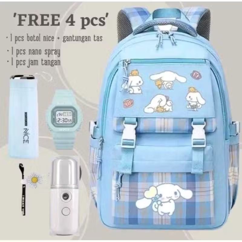 Cek Tas Ransel Sekolah Anak CINNAMOROLL PAKETAN FREE 4pcs Sanrio Korean Style Kuromi Melody SD SMP Remaja dengan harga Rp63.988. Dapatkan di Shopee sekarang! shope.ee/3fi1Wj9yoi?sha…