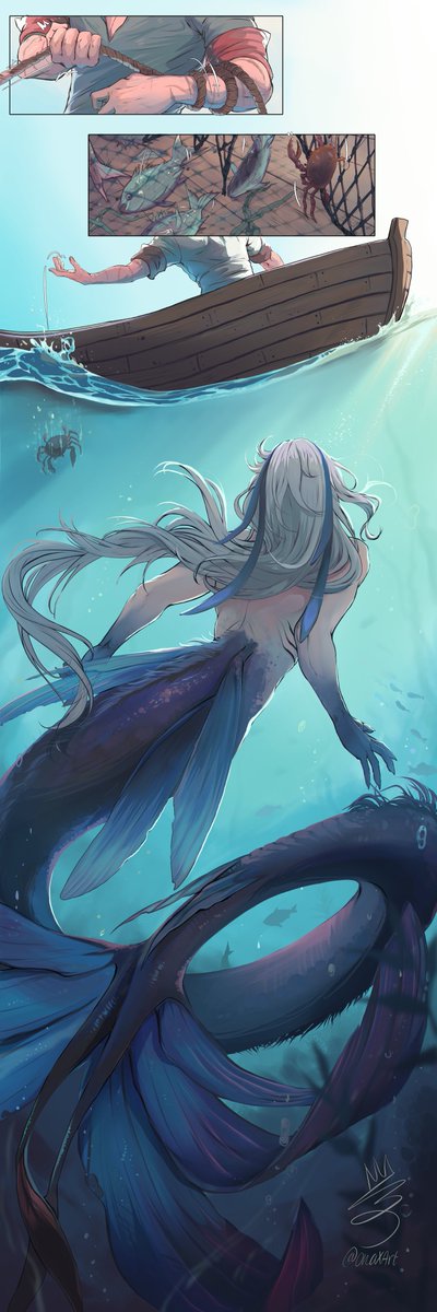 Open for a surprise 🧜‍♂️ 
1/?
#wriolette #GENSHIN #GENSHINIMPACT