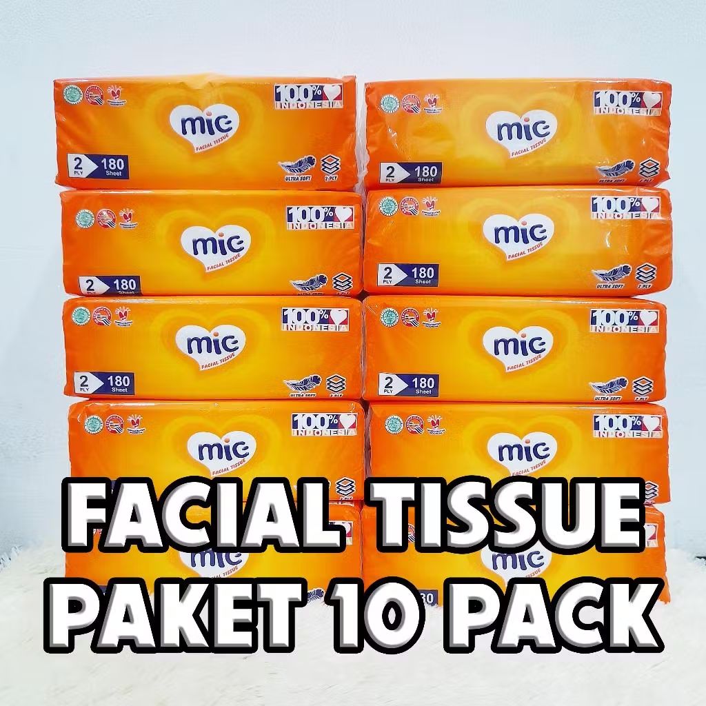 Cek - Paket 10 Pack - MICE FACIAL TISSUE 2ply 180 sheet TISSUE MICE lembut dan aman Tisu Anak Wipes dengan harga Rp59.919. Dapatkan di Shopee sekarang! s.shopee.co.id/5fT5uRwxd8?sha…