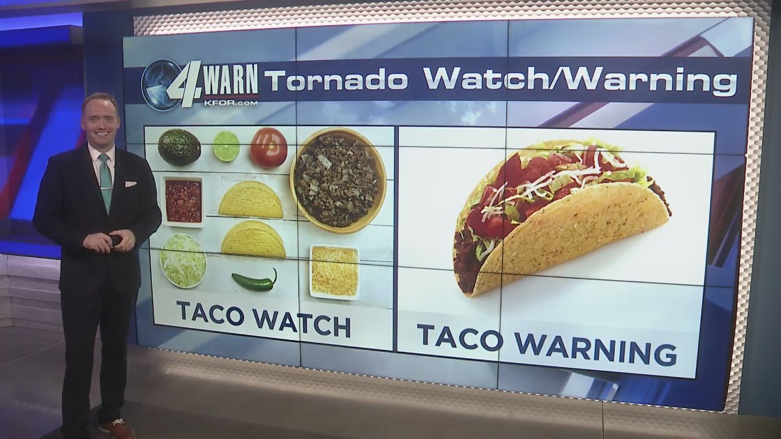 Remember...
A tornado WATCH = 🍅🥑🌶🧀🥩🍻
A tornado WARNING = 🌮