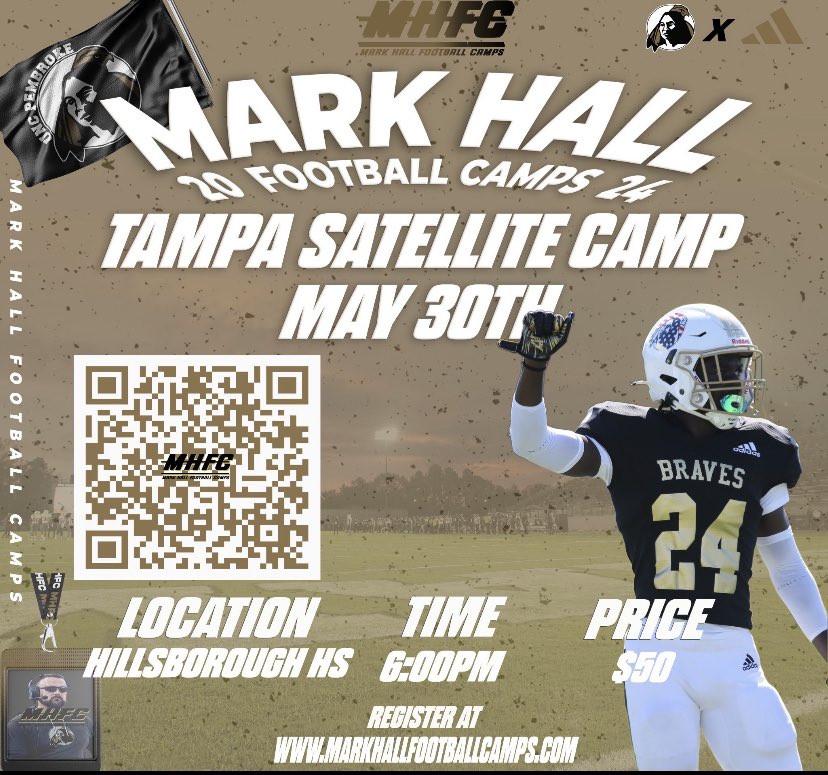 I will be attending the unc pembroke camp on may 30th
<a href="/CoachEPratt/">Erik Pratt</a> <a href="/CoachHallUNCP/">Mark Hall</a> @unc_pembroke