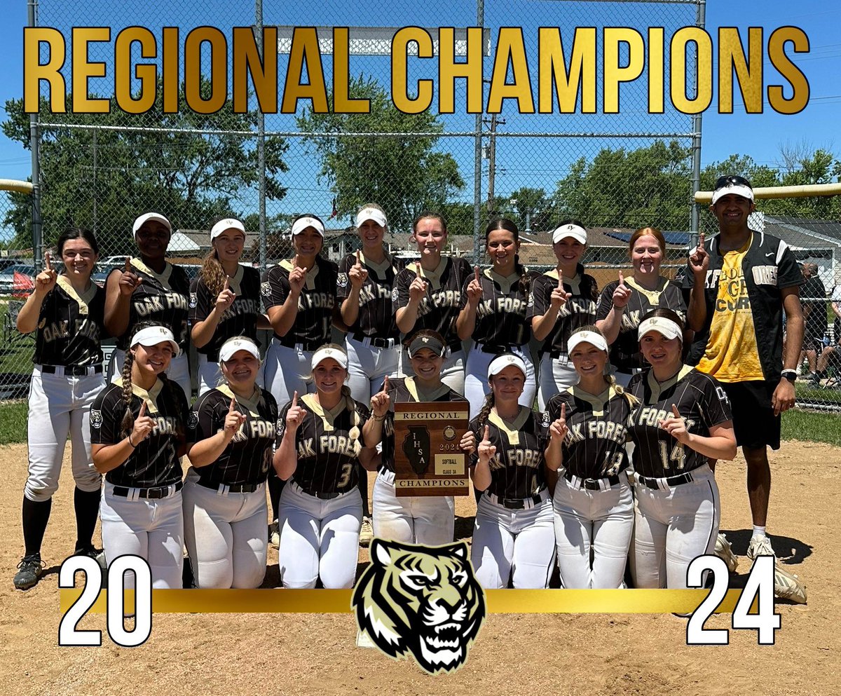 2024 Regional Champions🐯🥎🖤🏆