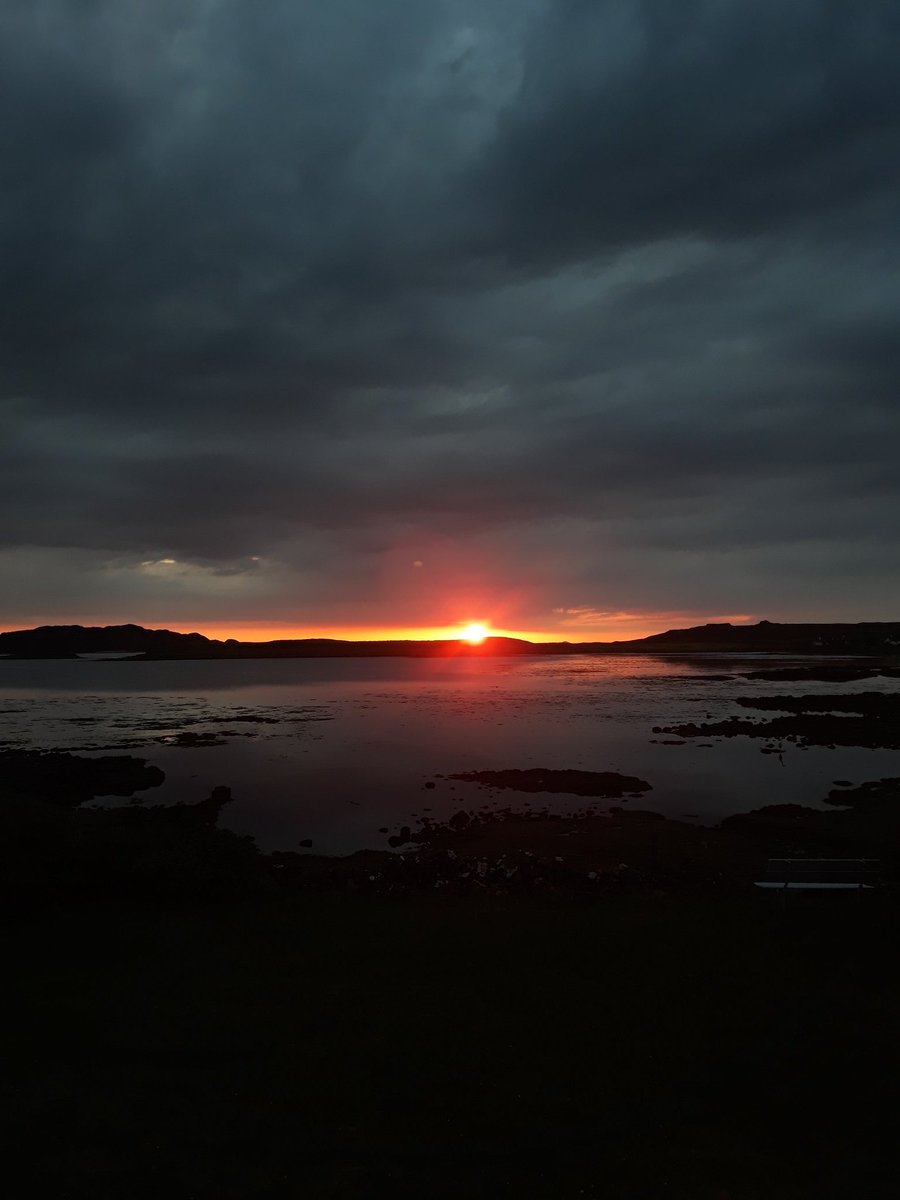 #isleofmull #bunessan amazing sunset tonight