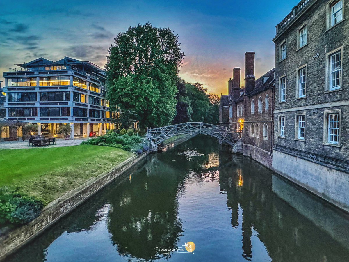 Cambridge at sunset 🥰