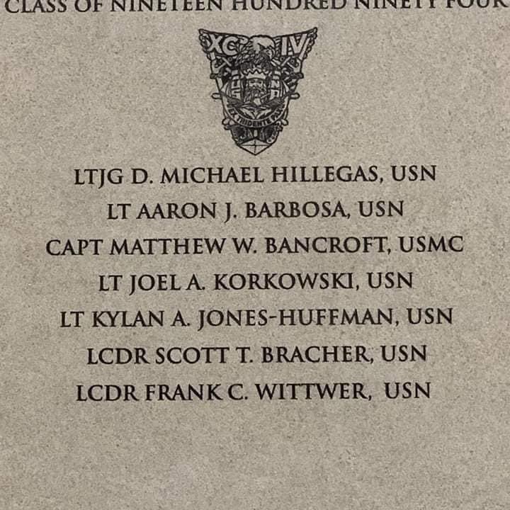 30 years ago today (25 May 1994) I raised my right hand & became a Second Lieutenant of United States Marines after graduating from the United States Naval Academy. Please remember my classmates who are memorialized in the attached picture. Ex Tridente Pax