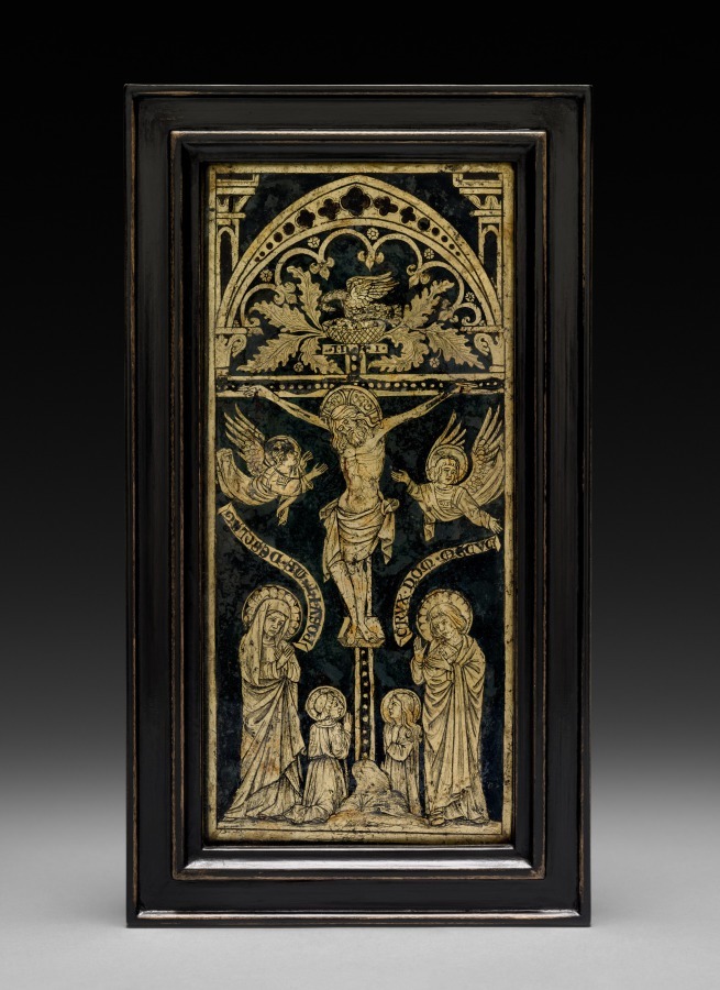 Plaque: The Crucifixion with Angels and Saints clevelandart.org/art/1978.41