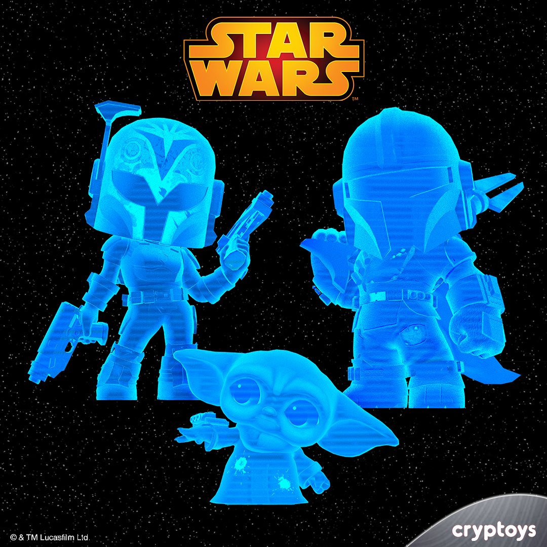 Din Djarin, Bo-Katan Kryze, & Grogu Cryptoys have arrived to the Cryptoyverse! Each character brings a unique story & rarity - together, they form an unparalleled digital collection. Which rarities have you collected so far? Show us your Star Wars Volume III ensemble!