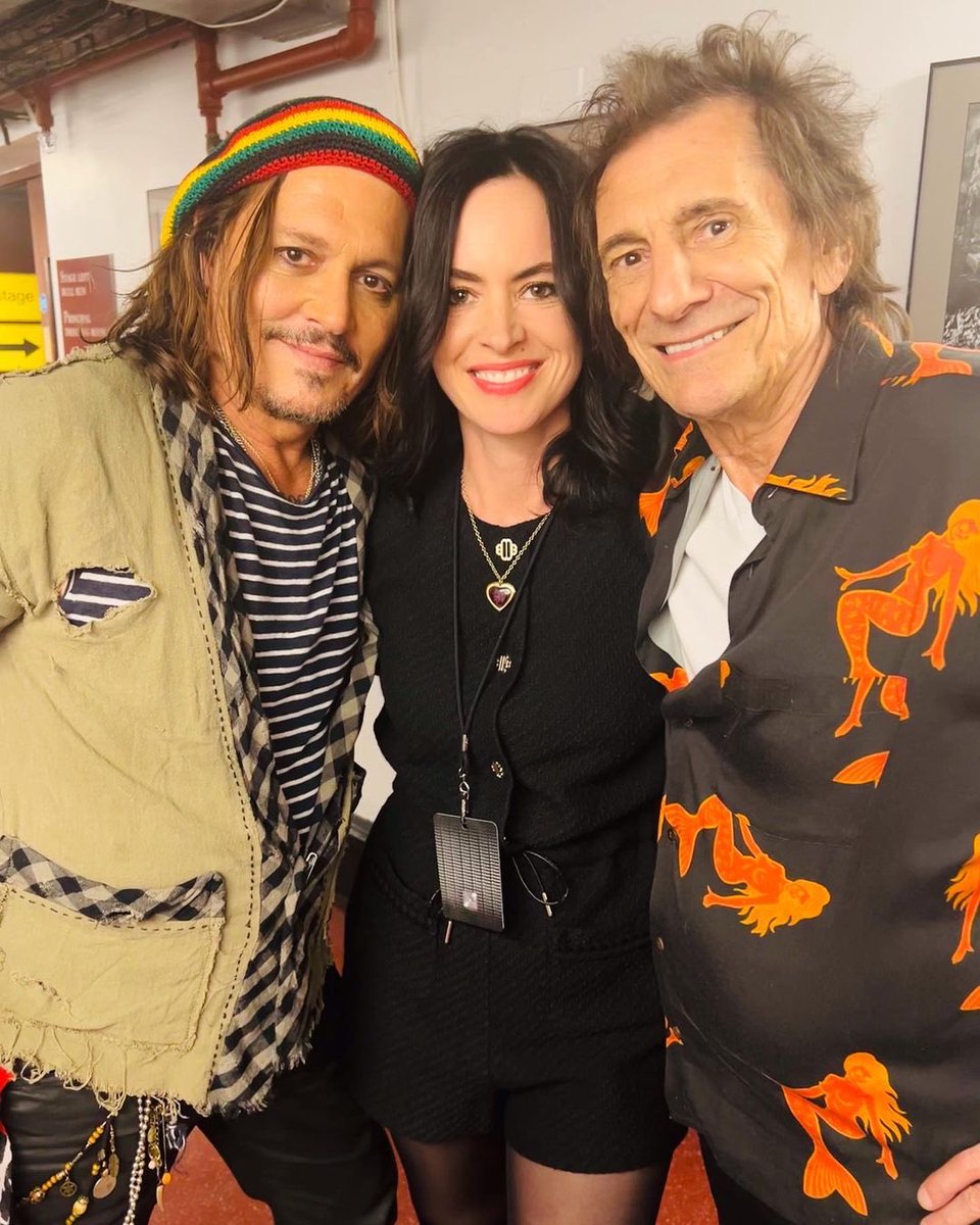 Ronnie Wood &amp; JD ☺️