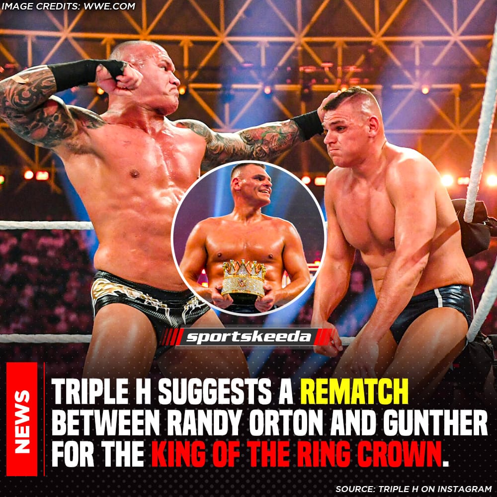 🚨BREAKING: #TripleH addresses the controversial ending to KOTR, hints at #RandyOrton getting another shot against #Gunther! 

#WWE #WWEKINGANDQUEEN