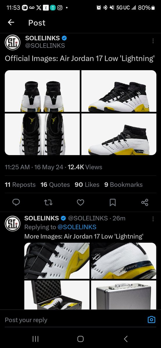 jay_shoefanatic's tweet image. Truly a sickness this is...  Balvins and TS haven't even shipped yet and all I can focus on is making sure I get the 17s.  Which I feel will be more difficult than both the previous pairs.

#freemeofthis

#butnotreally 

#geeks2sole