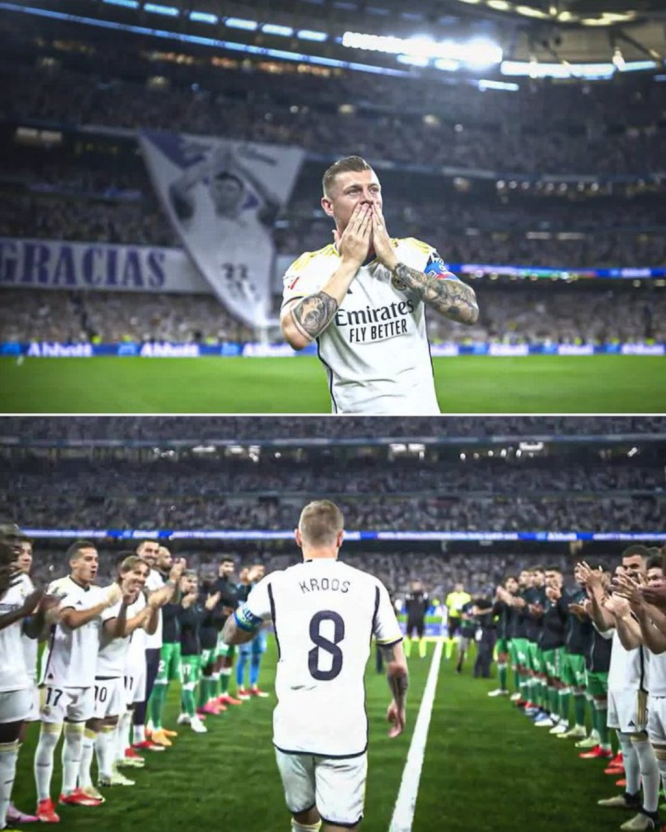 Yo vi jugar a Don Toni Kroos.
Leyenda del Real Madrid.

Gracias por todo y por tanto.