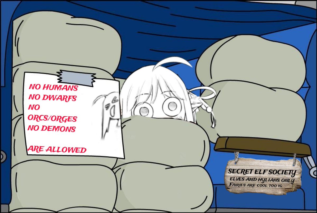 ⠀
𝐒𝐔𝐏𝐄𝐑 𝐒𝐄𝐂𝐑𝐄𝐓 𝐄𝐋𝐅 𝐌𝐕 𝐆𝐂!!!

• If you are an Elf/Hylian and you want to be apart of #𝐒𝐄𝐒 than ❤️ or RT!!!

• NO STINKY HUMANS GET OUT OF HERE!!!
• DWARVES MORE LIKE DORKS!!!
• ORC AND DEMONS WILL BE KILLED ON SIGHT!!!
• 100% SUPER SERIOUS GROUP!!!
⠀