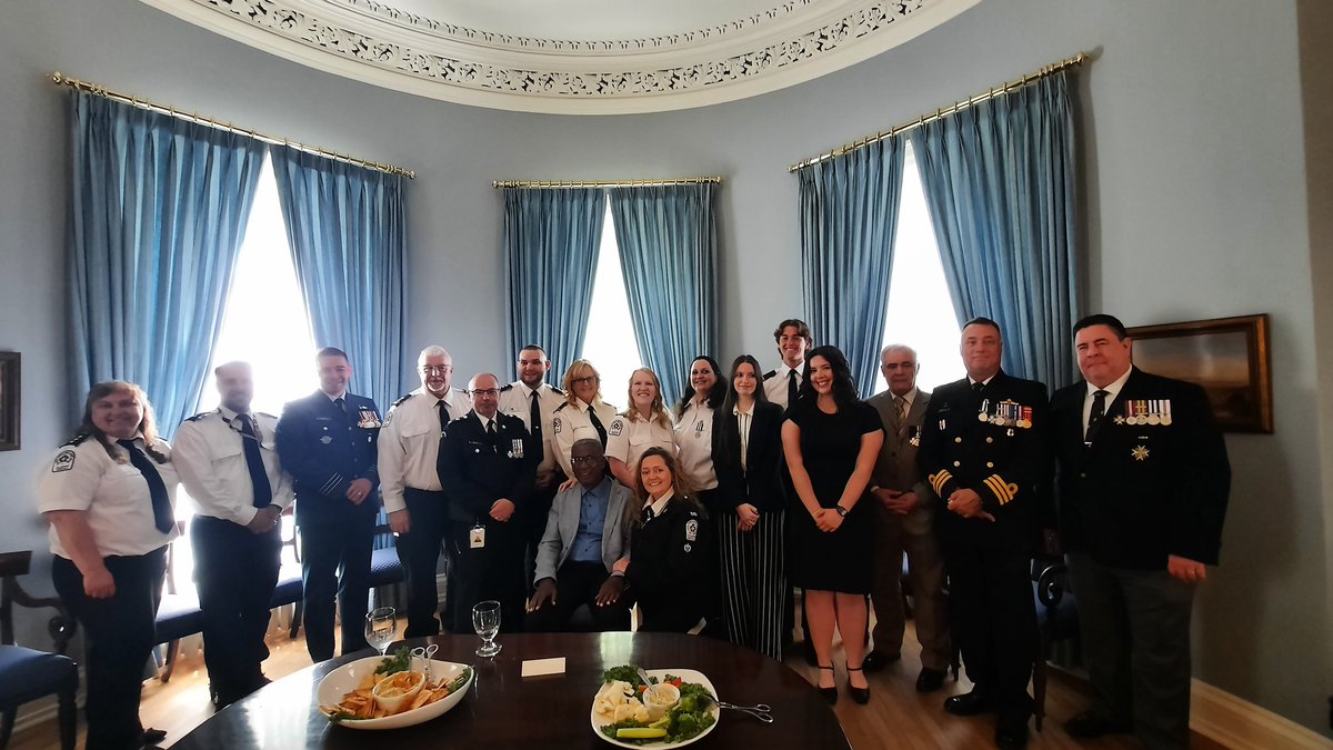 Celebration of @SJA_NS_PEI VMRs today with @LtGovNS @trishacoleman7 @broshas @ld_burke @Pascal1Rodier including Honorary Life Member Wayne who set the standards many years ago!!!