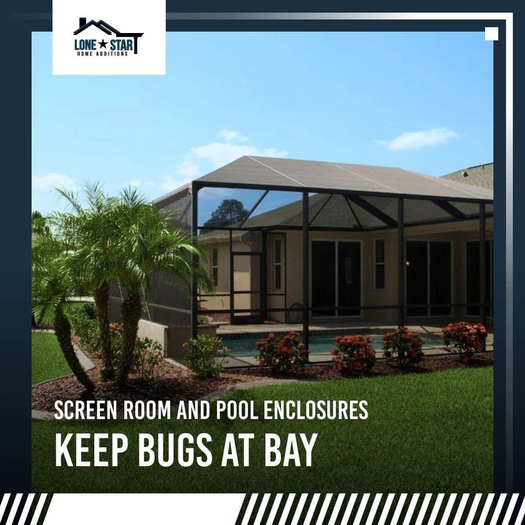 LSHomeAdditions's tweet image. Transform your outdoor space with our stunning screen room and pool enclosures! 🌿🏊‍♂️ Enhance your home's aesthetic and enjoy the benefits of extended outdoor living. #OutdoorLiving #PoolsideParadise