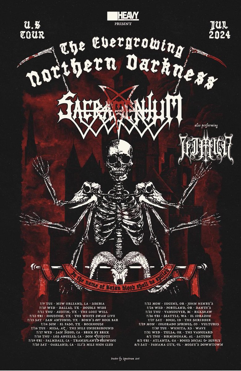 Sacramentum just announced a U.S. tour! I’m stoked they’re hitting Houston!