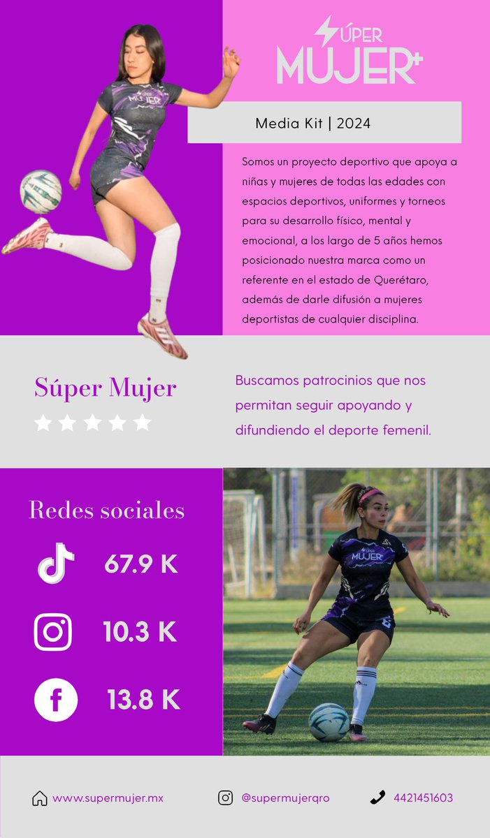 supermujerqro's tweet photo. ⚡️💜🖤 ¡Apóyanos! Entramos a la liguilla y queremos seguir cumpliendo nuestros objetivos como proyecto deportivo femenil. https://t.co/DnLrp71hZ0
