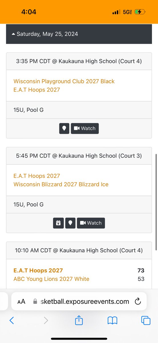 Elevated Athlete Training (@eathoops) on Twitter photo E.A.T Hoops 2027 continues to make noise on the <a href="/PHCircuit/">Prep Hoops Circuit 🏀</a> with an impressive 73-53 win over ABC Young Lions.
1-0 #PHMidwestShowdown
9-0 <a href="/PHCircuit/">Prep Hoops Circuit 🏀</a> E.A.T Hoops 2027 continues to make noise on the <a href="/PHCircuit/">Prep Hoops Circuit 🏀</a> with an impressive 73-53 win over ABC Young Lions.
1-0 #PHMidwestShowdown
9-0 <a href="/PHCircuit/">Prep Hoops Circuit 🏀</a>