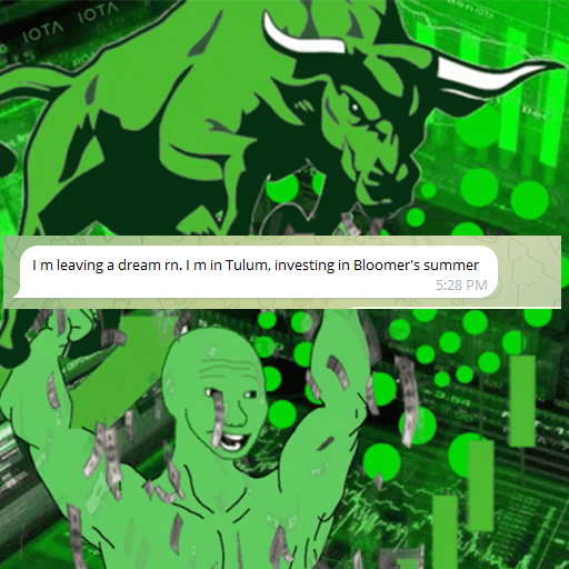 Not all heroes wear capes. 
$BLOOMER

This coin has a base plate built from a prefabricated ammolite surmounted by a mailable logarithmic casing, in such a way that the 2 swerving bearings run aligned with the parametric fan.