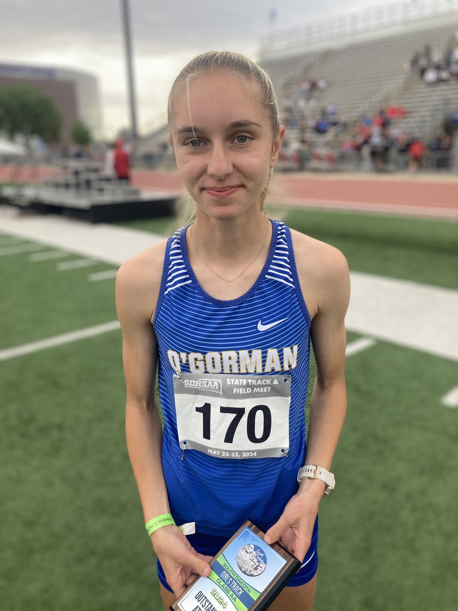 🏆2024 <a href="/SDHSAA/">SDHSAA</a> State T&amp;F Recap🏆

AA Girls Team Champion: Brandon Valley
Field MVP: Nyariek Kur, SF Washington
Track MVP: Libby Castelli, O’Gorman

⏱️✈️🔥🥇

#StateTrack24 | #SDpreps