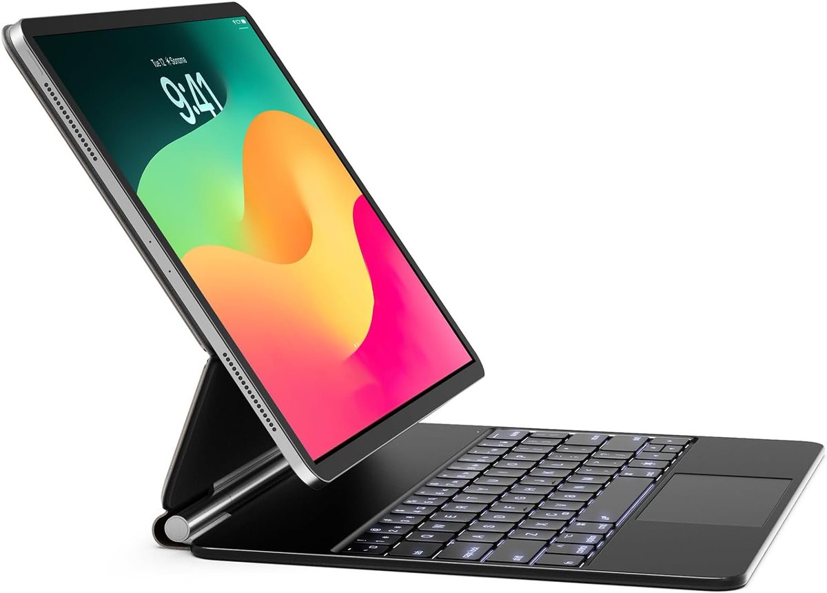 deallists's tweet photo. Upgrade your iPad Pro 12.9 inch (3rd-6th Gen) with this Magnetic Keyboard Case! https://t.co/BqGaZO6tTg
🌟 Features include a Multi-Touch Trackpad, Floating Cantilever Stand, and Backlit Wireless Keyboard.
🚩Now only $99.99 (Limited time deal, was $129.99)! #AmazonChoice #iPadPro https://t.co/lQt3CC9iJF