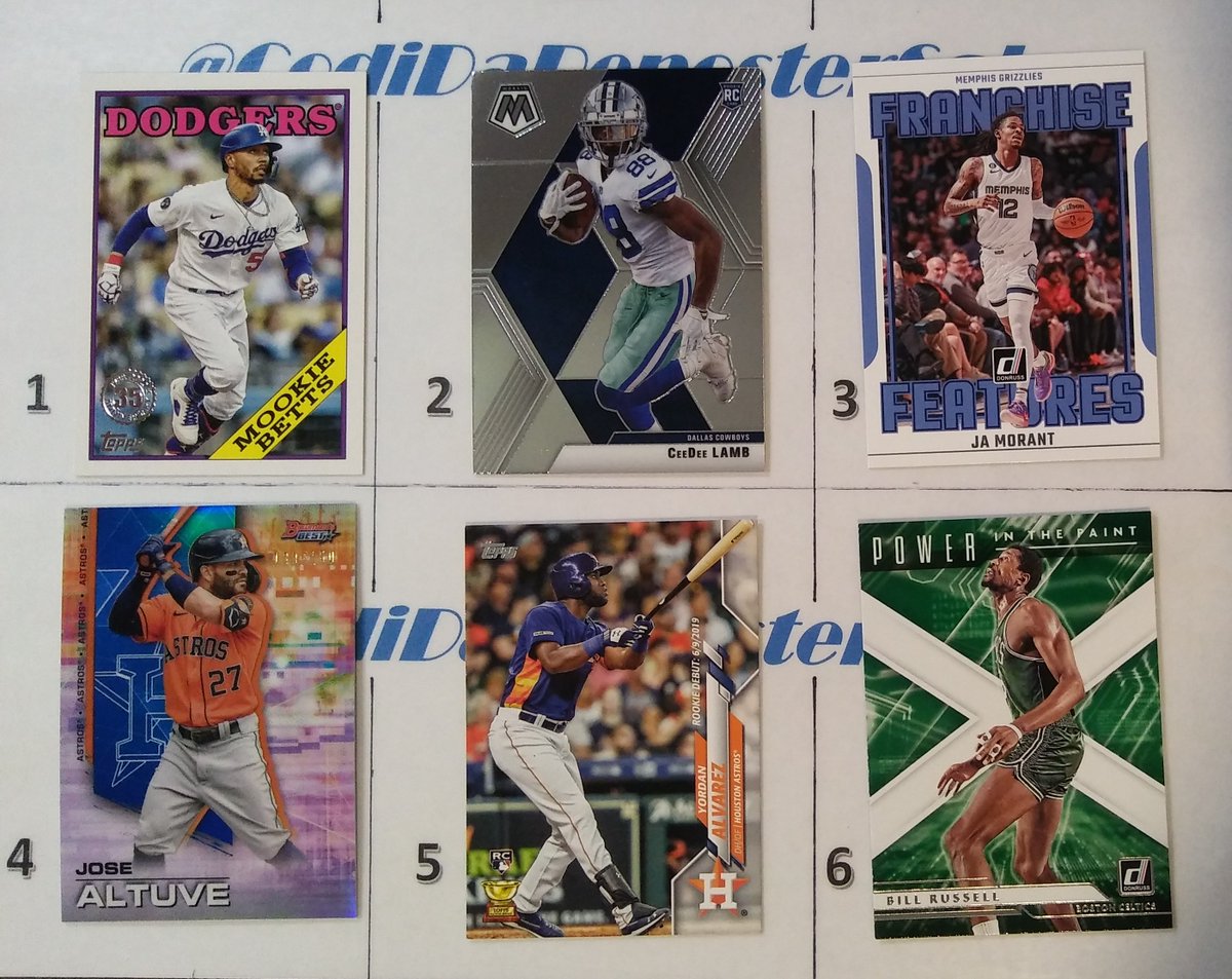 $1.00 Saturday Stack Sale Pic #1 $1.00 each or OBO Stack ‘til 05/25, see pinned post for shipping details, claim by number. #TBBCrew #TheHobbyFamily #CodiStacks @84baseballcards @CodiDaReposter