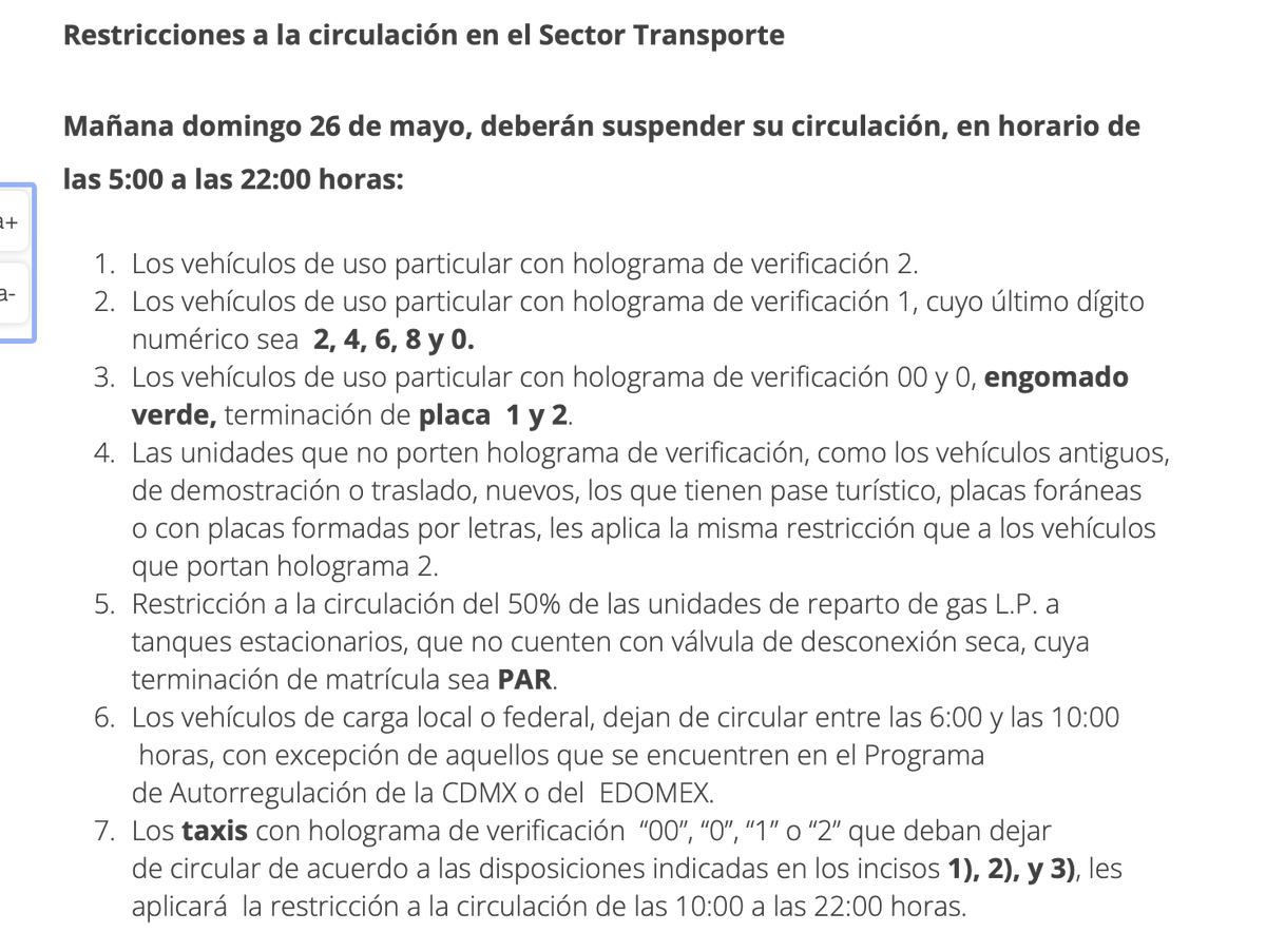 Hay nuevamente contingencia. Mañana ⬇️