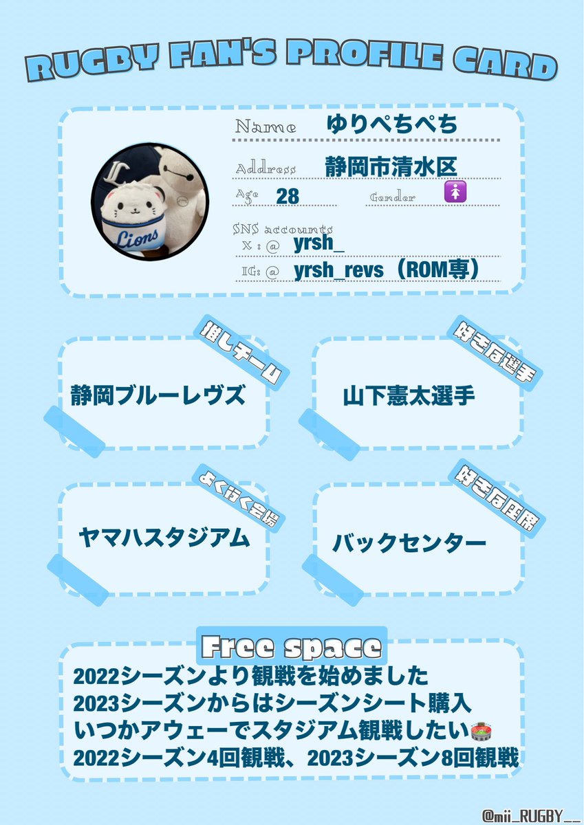 ゆりぺちぺち🏉🗻🍊🦁 tweet media