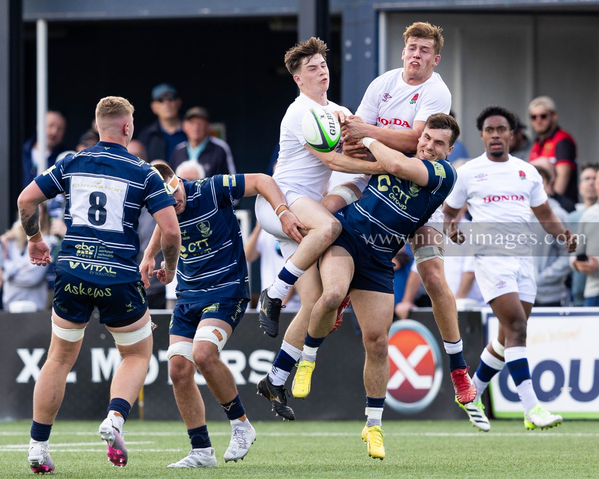 In a hugely entertaining late-season contest at Butts Park Arena this afternoon, @EnglandRugby U20’s demonstrated their potential in a 2nd half fight-back, but were eclipsed 54-38 by @CoventryRugby 📸 More at nickbimages.com @nextgenxv