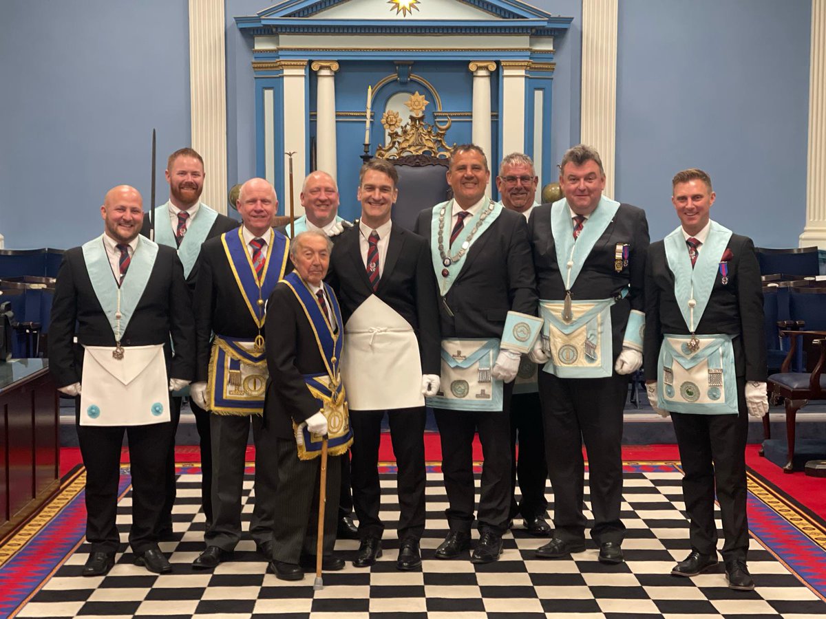 Congratulations to Brother Simon taking first regular step into freemasonry. Great fun together in the after proceedings. Freemasonry at its best. <a href="/SirBevisL5072/">Sir Bevis Lodge No: 5072</a> <a href="/HantsMasonSC/">Hants Masons SC</a>  <a href="/HantsMason/">Hants & IoW Masons</a>