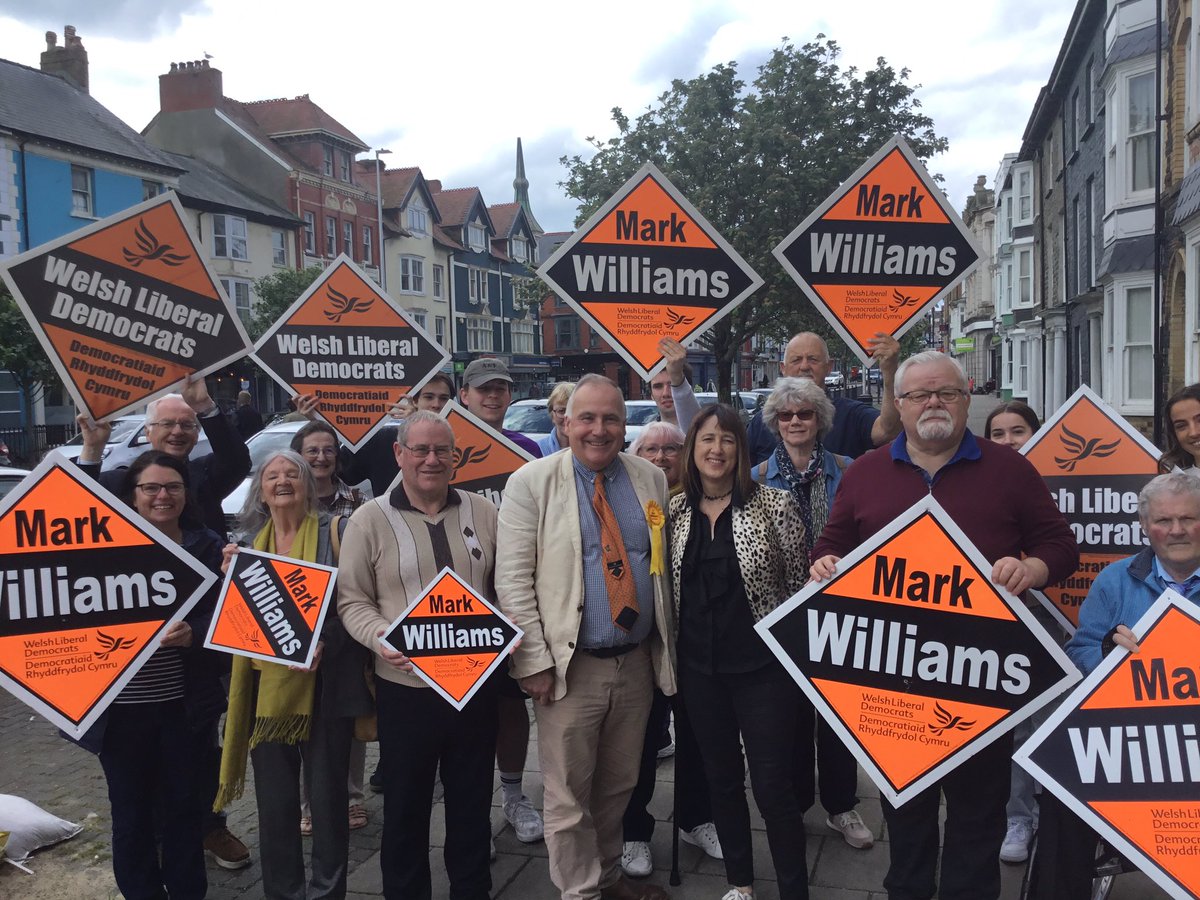 My thanks all who joined our campaign today in Aberystwyth.